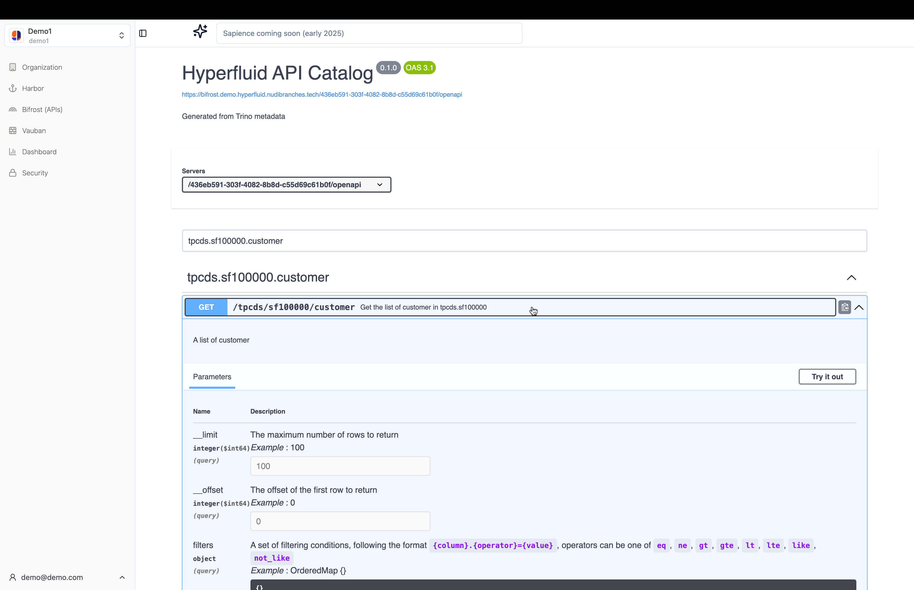 swagger UI